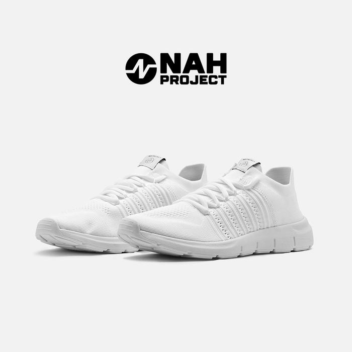 Gambar NAH Project - Sepatu Sneakers Pria Unisex Flexknit V3.0 All White - 40 dari NAH Project undefined Tokopedia