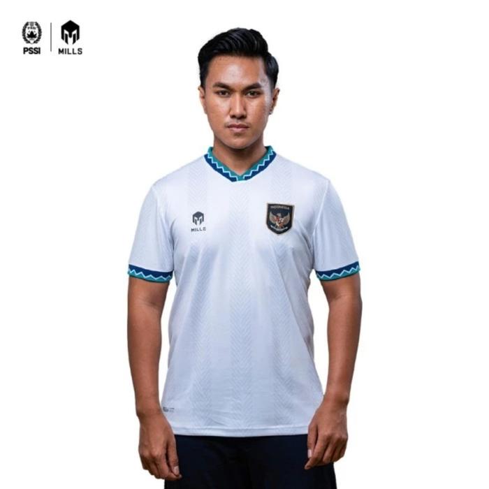 Gambar JERSEY TIMNAS INDONESIA AWAY 2022-2023 MILLS REPLICA VERSION - JERSEY AWAY, XXL dari agam store id undefined Tokopedia