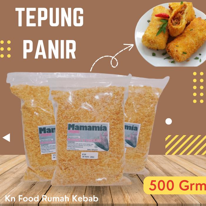 Gambar Tepung Roti Halus Tepung Panir 500 gram dari KaEn Food Rumah Kebab undefined Tokopedia