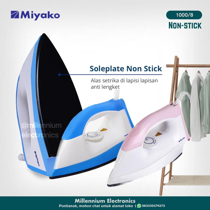 Gambar Setrika Miyako EI-1000 M Setrika Listrik Gosokan EI-1000M dari Millennium Electronic undefined Tokopedia