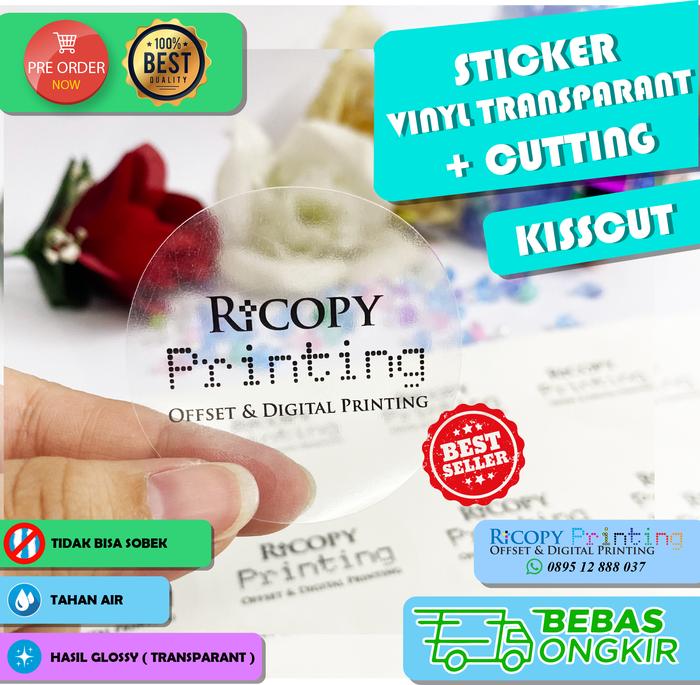 Gambar Stiker Vinyl Cutting/ Paket Print Kami Murah - Transparant dari RICOPY PRINTING undefined Tokopedia