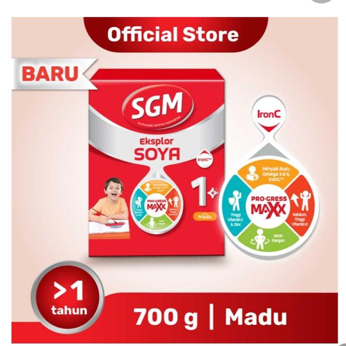 Gambar SGM Eksplor Soya 1+ Susu Pertumbuhan Madu / Vanila 700 g - Madu dari TunggaDeva undefined 4 Tokopedia