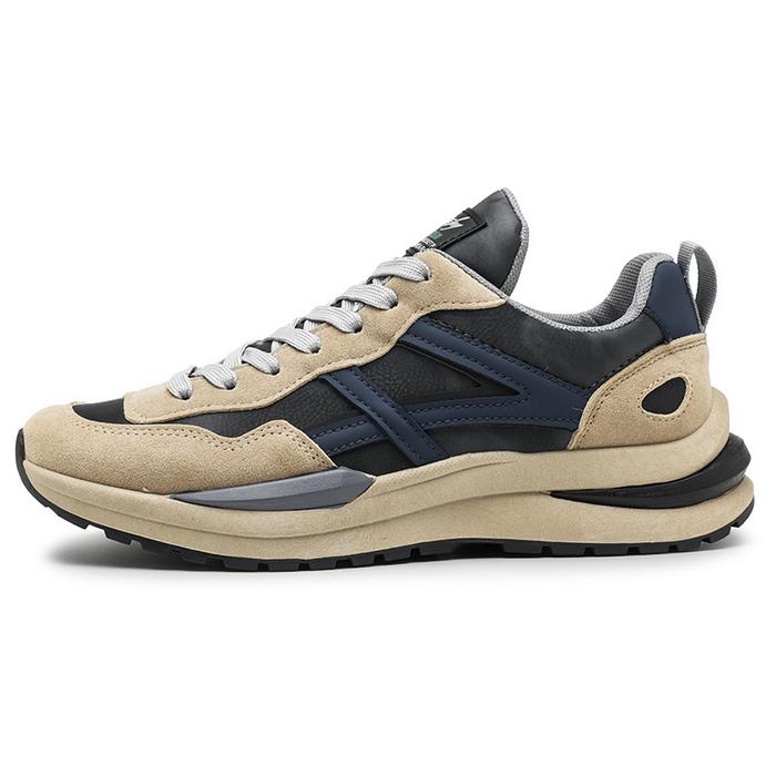 Gambar Techdoo Sepatu Sneakers Pria Sepatu Olahraga Lari Formal Casual KSD103 - Krem, 44 dari Techdoo undefined Tokopedia