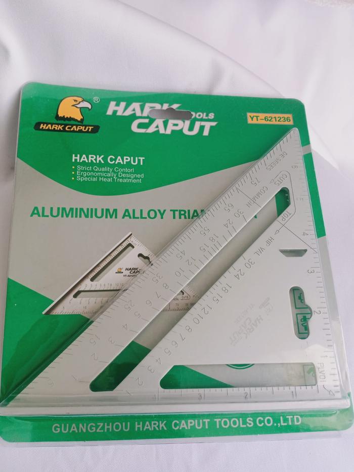 Jual Hark Caput Penggaris Segitiga Aluminium / Aluminum Triangle ruler Jual Hark Caput Penggaris Segitiga Aluminium / Aluminum Triangle ruler