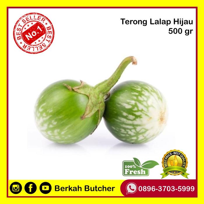 Gambar Terong Lalap Hijau Segar 500 gr Berkah Butcher dari Berkah Butcher undefined Tokopedia