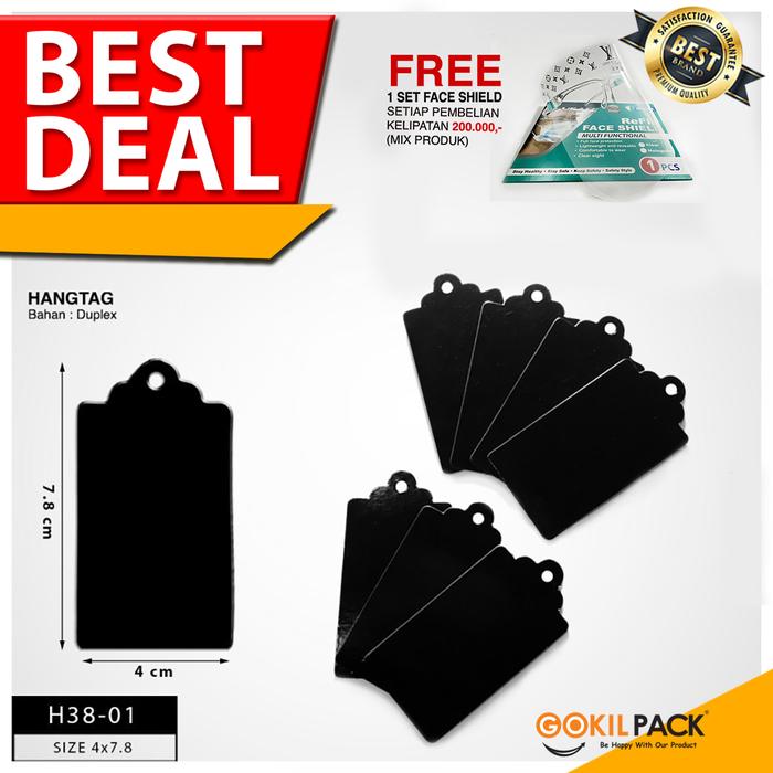 Gambar Hang Tag Kraft - Label Kertas - Hang Tag Polos Kraft 150 | H3 - H38 dari GOKIL PACKAGING undefined Tokopedia