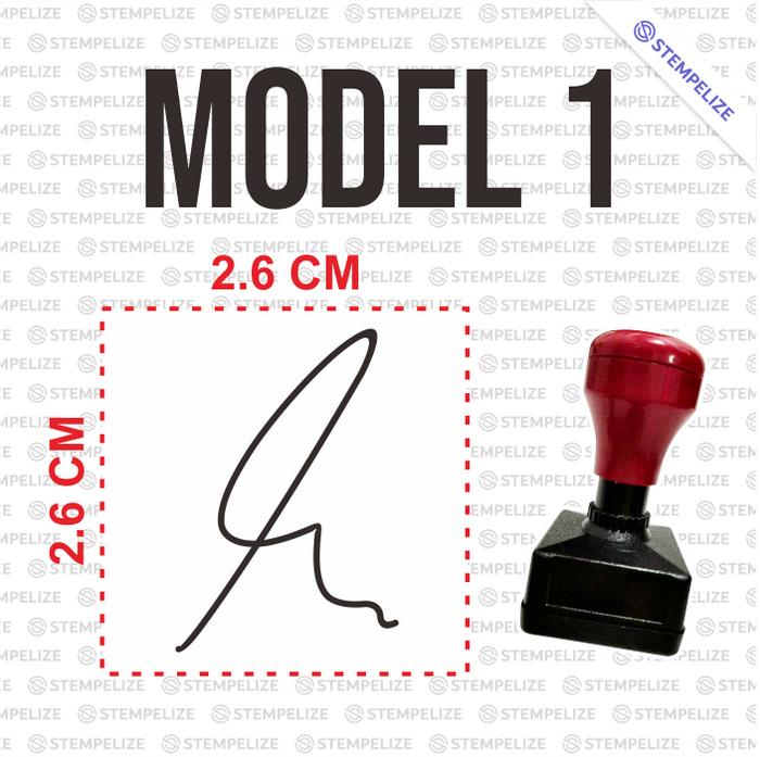 Gambar Stempel Paraf Guru - 1, Hitam dari Stempelize undefined Tokopedia