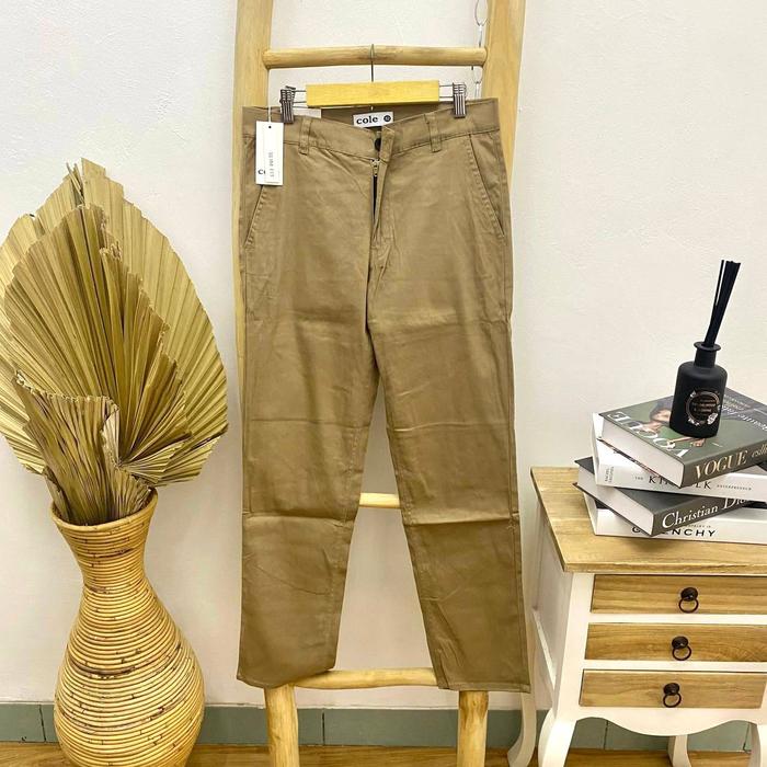 Gambar Celana Panjang Pria Chinos Cole - mocca, 30 dari Storestu undefined Tokopedia
