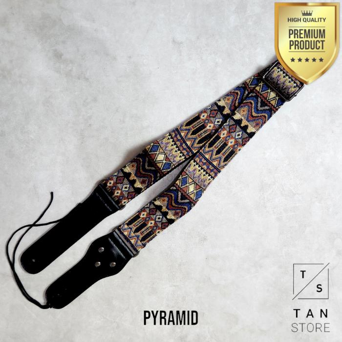 Gambar Strap Gitar Premium / Strap Gitar Akustik / Strap Gitar Elektrik - Pyramid dari Tan Store Official undefined Tokopedia