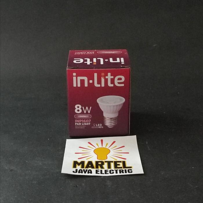 Gambar LAMPU LED INLITE 8 WATT 220 VOLT / LEDINP1607 FITING E27 (NO DIMMABLE) - Putih dari Martel jaya electric undefined Tokopedia