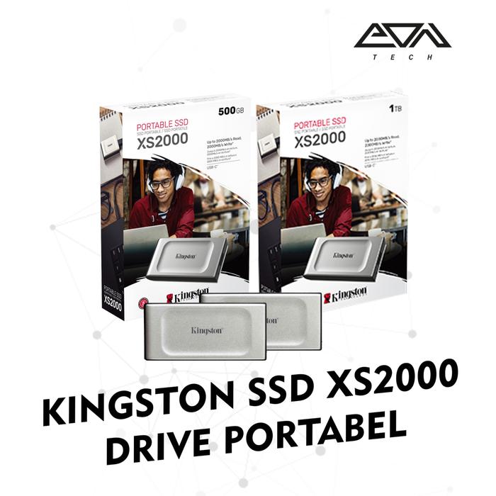 Kingston XS2000 500GB ポータブルSSD （Kingston 500Gb High