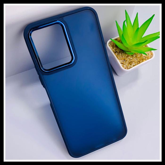 Gambar OPPO RENO8 RENO 8 4G STEEL HYBRID MATTE ORIGINAL HARD CASE SOFT COVER - BIRU NAVY, OPPO RENO 8 4G dari Best Accesories Hp undefined Tokopedia