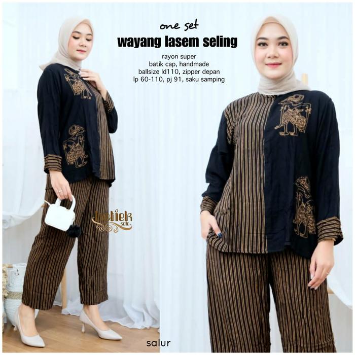 Gambar One set wayang lasem seling dari Oemah Batik Solo undefined 2 Tokopedia