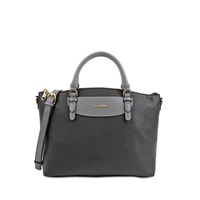 Gambar Tas Travel Les Catino Tyo. Citronella Satchel Mngrm - CC Blk/Chrcl Gy dari Les Catino undefined Tokopedia