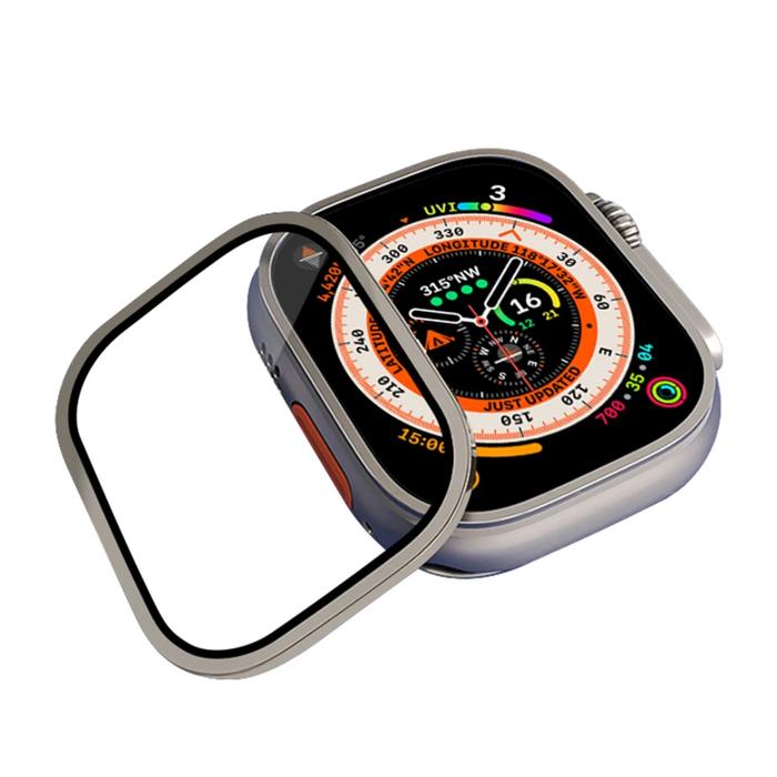 Gambar Tempered Glass Metal Edge iWatch 49MM Ultra Apple Pelindung Gores Jam - Gold dari Digi.Digital undefined Tokopedia