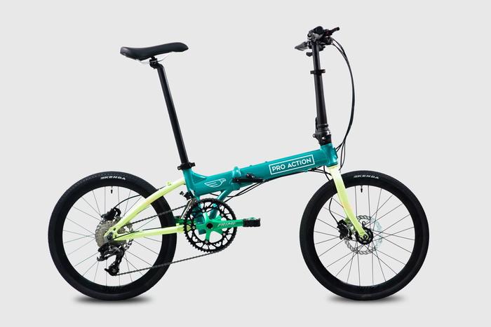 Gambar Sepeda Lipat Pro Action Eagle 2x10SP 20inch - SAGE GREEN EVOR dari Bike Haus Semarang undefined Tokopedia