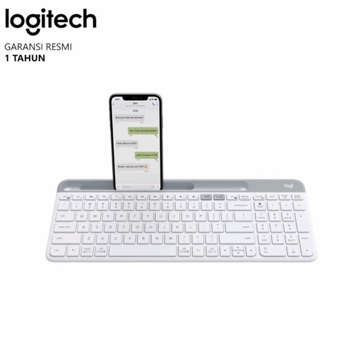 Gambar Logitech K 580 Slim MultiDevice Keyboard - Putih dari Daftar Harga Komputer undefined Tokopedia