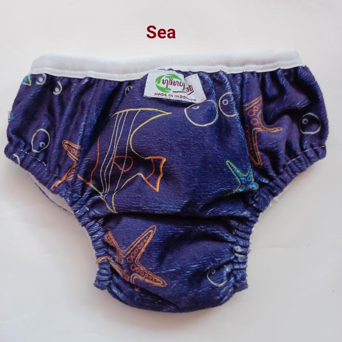 Gambar Ningrat Celana Tatur Potty Pants Minky Bisa Dicuci - Sea, XXL dari Albar baby shop undefined Tokopedia