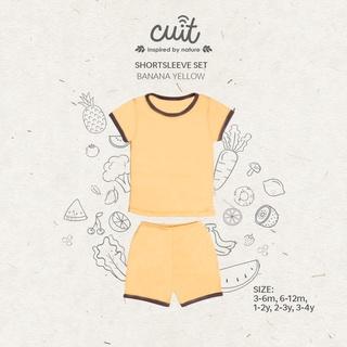 Gambar Kintakun Baby Ushi Setelan Baju Celana Pendek Anak Bayi Polos - Banana Yellow, S (3-6 Bulan) dari Peluk si Kecil undefined Tokopedia