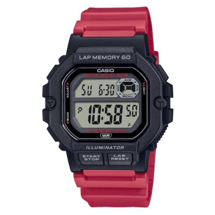 Gambar CASIO WS-1400H JAM TANGAN PRIA ORIGINAL GARANSI RESMI - Merah dari Masterpiece Time undefined Tokopedia
