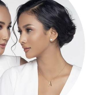Gambar Kalung Emas Alphabet Personal Ivan Gunawan Collections 8K - K dari Dominique Jewellery undefined 5 Tokopedia