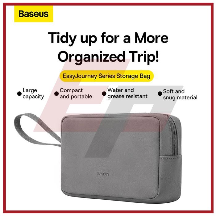 Gambar BASEUS EASY JOURNEY TAS POUCH STORAGE BAG TRAVEL KIT AKSESORIS DOMPET dari Eleven Project ID undefined Tokopedia
