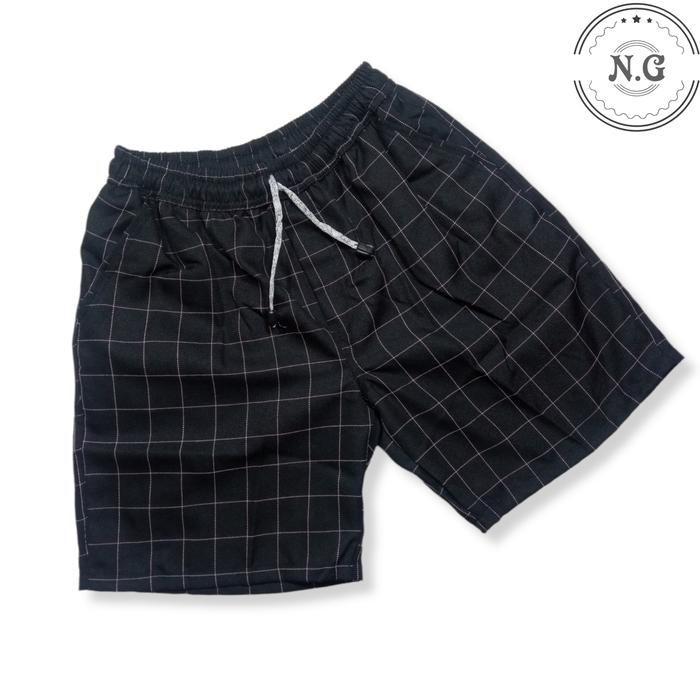 Gambar COD | CELANA PENDEK PRIA | BOARD SHORT | CELANA PENDEK | - Hitam, L dari ng collection undefined Tokopedia