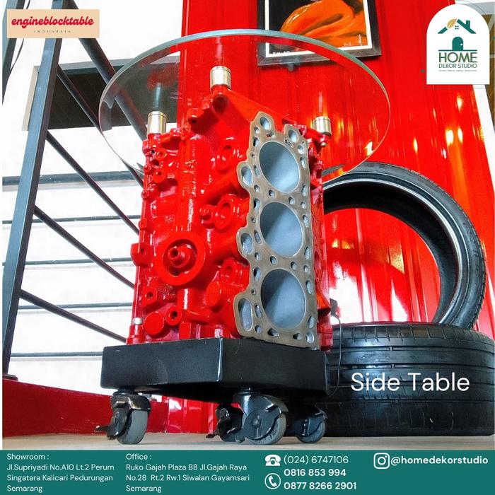 Gambar CUSTOM Coffee Table Side Table Automotive Garage Industrial Theme Unik - Side Table 1 dari HABIBI SHOP 88 undefined Tokopedia