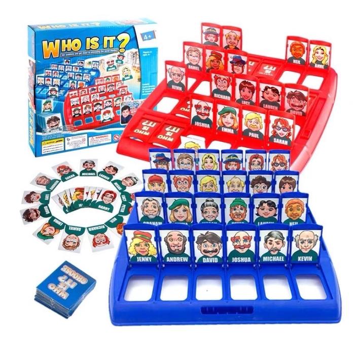 Gambar mainan tebal tebakan board game who is it guess who hewan buah orang - Orang People dari VB Luxury undefined Tokopedia