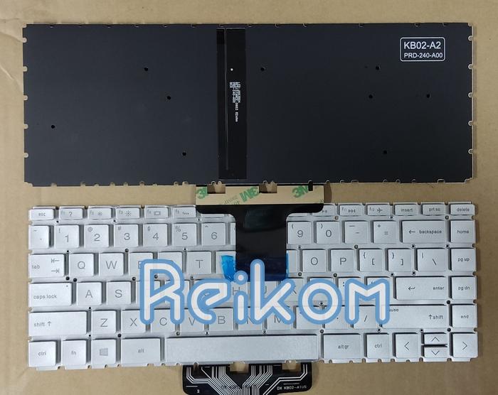 Gambar Keyboard HP 14s-dq 14sdq 14s-dq0508tu 14s-dq2622tu 14s-dq5002tu - Silver dg lampu dari Reikom undefined Tokopedia