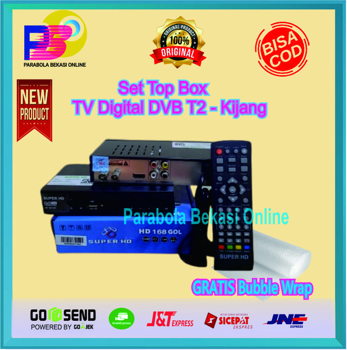 Gambar Set Top Box TV Digital Super HD DVBT2 - KIJANG, STB SAJA dari parabolabekasi undefined Tokopedia