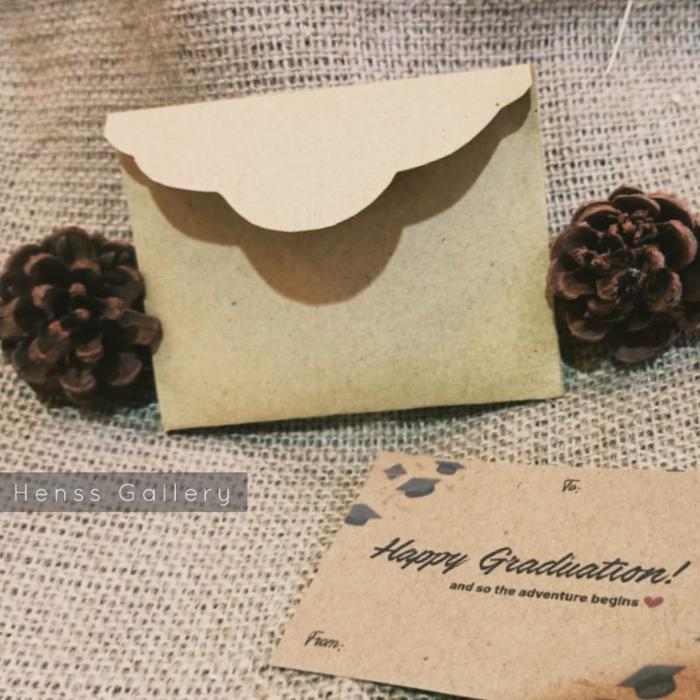 Gambar Amplop+kartu ucapan rustik motif aesthetic dan polos dengan wax seal - Polos, Amplop Tanpawax dari Henss Gallery undefined Tokopedia