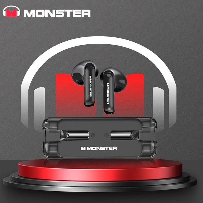 Gambar Headset Bluetooth Monster Stereo True Wireless - Black Grey dari Best7pro undefined Tokopedia
