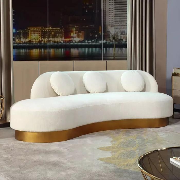 Gambar sofa lengkung minimalis dari Danias furniture undefined Tokopedia