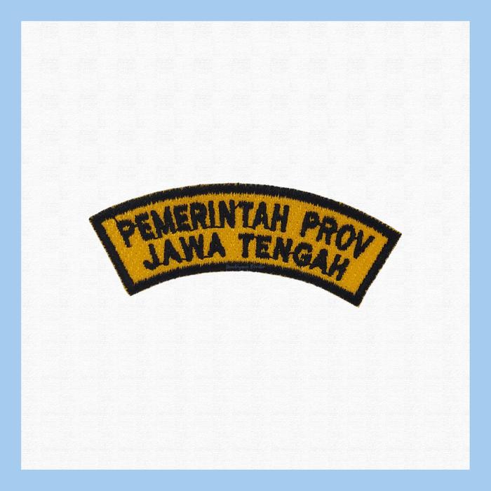 Gambar Bordir Logo Pemerintahan Provinsi Jawa Tengah / Lokasi Pemprov Jateng - Lokasi Jateng dari Hendryana Bordir undefined Tokopedia