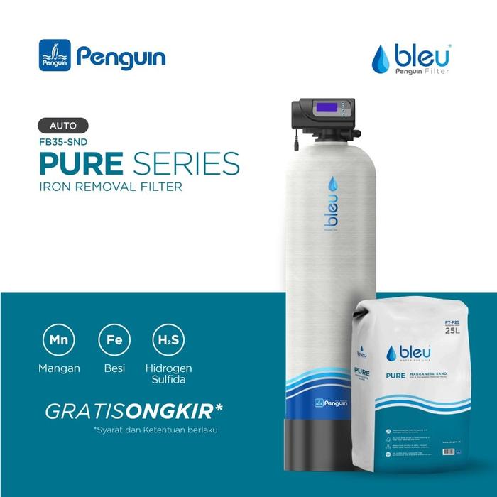 Gambar Bleu Penguin Water Filter / Filter air FRP 1035 Automatic Manganese - Filter + Pasang dari Sumber Makmur Sejahtra undefined Tokopedia
