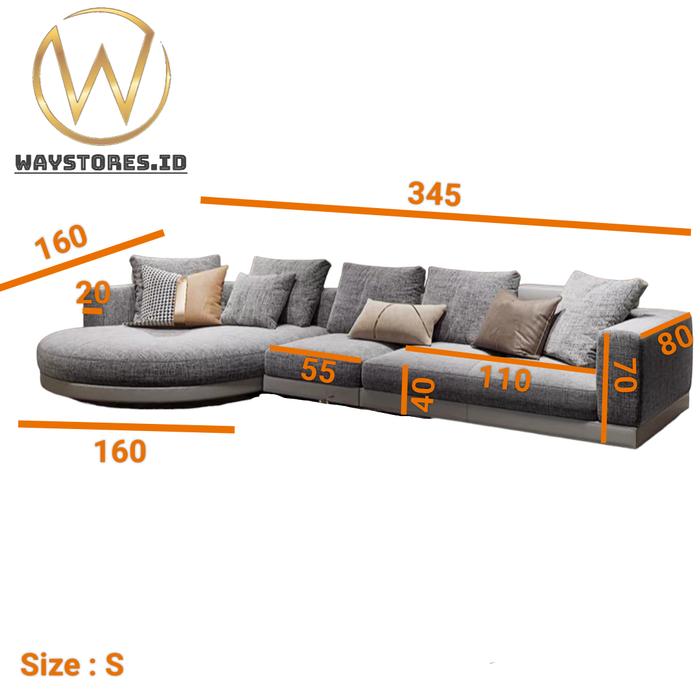 Gambar Sofa l modern berkualitas/sofa tamu minimalis/sofa keluarga - S - Size : S dari Official Jaya Store 11 undefined Tokopedia