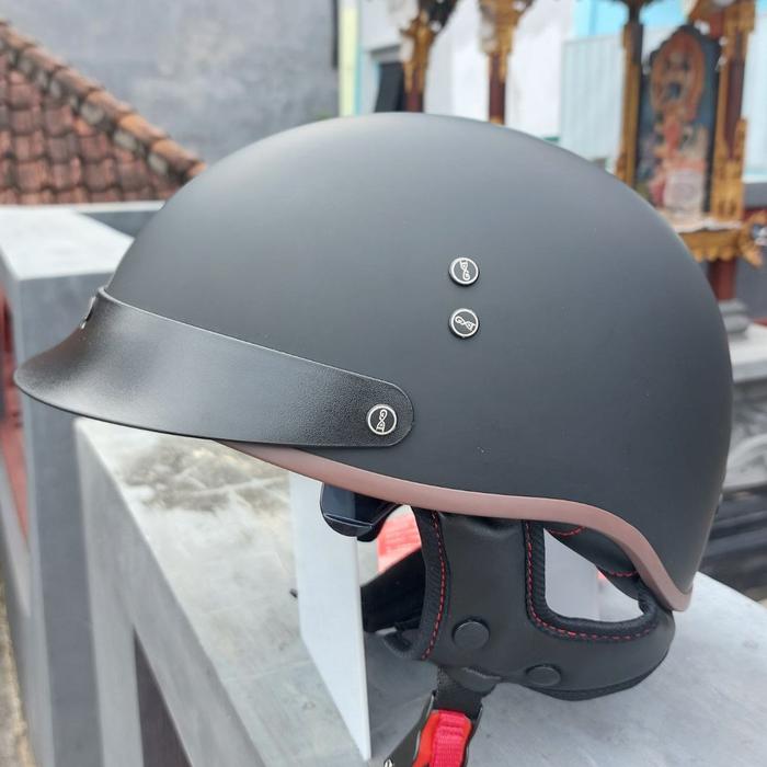 Gambar Helm Batok for Harley Davidson gxt - Doff dari ledo helmet undefined Tokopedia