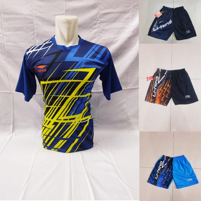 Gambar baju kaos setelan lining badminton dari astro soport undefined Tokopedia