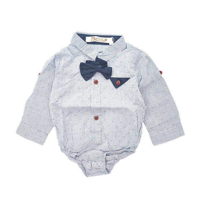 Gambar MemoryLife - Damian Bodysuit Set | Setelan Bodysuit Premium Anak 9-36M - Blue Star, 18m dari MemoryLife Shop undefined Tokopedia