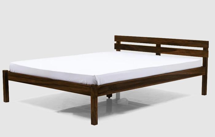 Gambar dipan tempat tidur / dipan minimalis divan kasur / divan kayu solid - WALNUT, 120cm X 200cm dari Agha Furniture Jepara undefined Tokopedia
