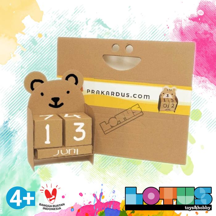 Gambar Mainan Edukasi Kardus Kalender Beruang Montessori dari Lotus Toys and Hobby undefined Tokopedia