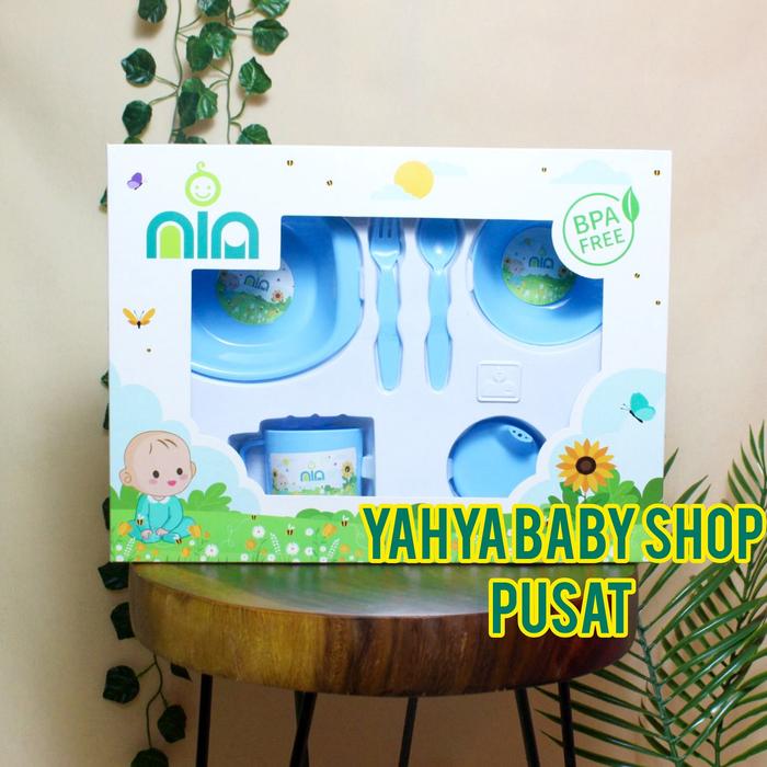Gambar Feeding Set Medium/Tempat Makan Bayi - Biru dari YAHYA BABY SHOP PUSAT undefined Tokopedia