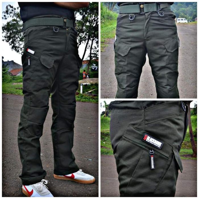 Gambar CELANA CARGO PANJANG/CELANA PRIA/CELANA PANJANG PRIA - HIJAU PANJANG, 38 dari Tactical Grosir Official undefined Tokopedia