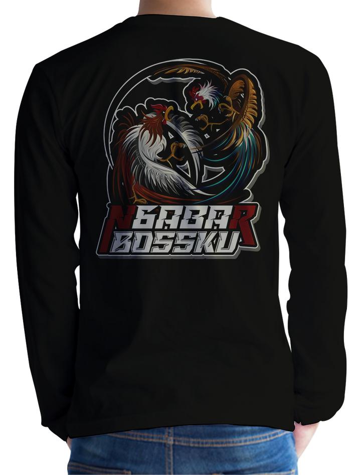 Gambar KAOS AYAM PETARUNG NGABAR BOSSKU #2 - PANJANG, XL dari Bravesouls Custom undefined Tokopedia