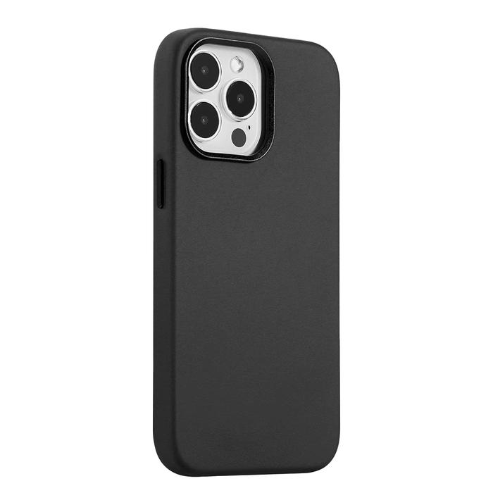 Gambar Leather Case MagSafe iPhone 14 Pro Max Plus Getgard Magnetic Casing - Black, iPh 14 Plus dari GET-WID undefined Tokopedia
