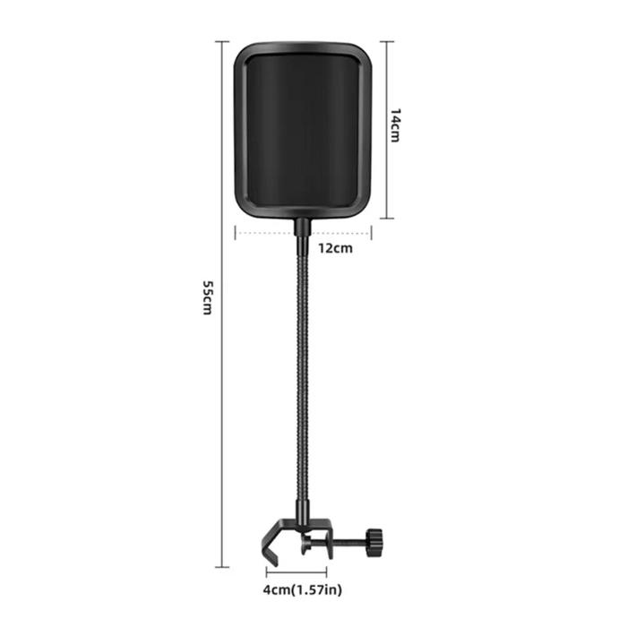 Gambar Flexible pop filter mic condenser High Quality - filter mesh Besi Pop - Flexible Pop U dari JEJEnine undefined Tokopedia