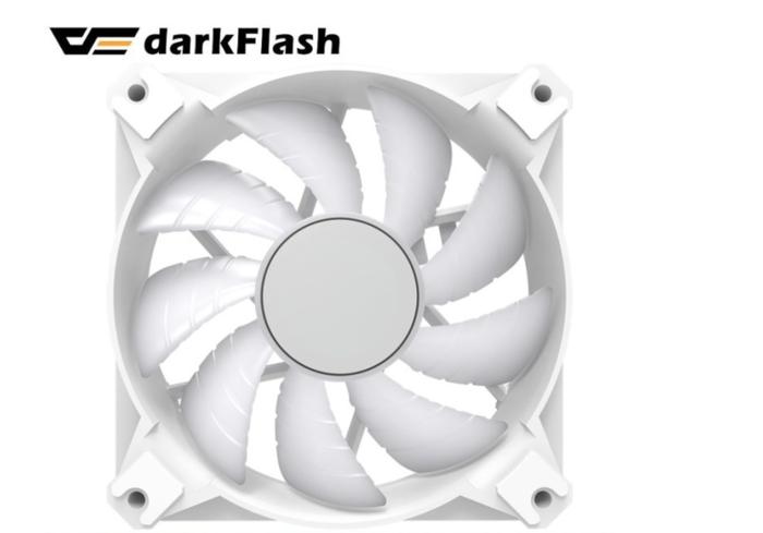 Gambar DARKFLASH INFINITY 8 PWM 3in1 120mm ARGB 3 Pack Fans - Putih dari Dilligas undefined Tokopedia