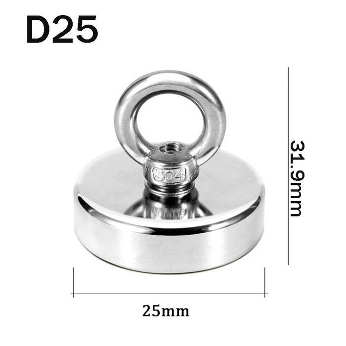 Gambar D25 D50 Neodymium Magnet Magnet Fishing Magnet bulat Strong - D25 dari Million-K undefined Tokopedia