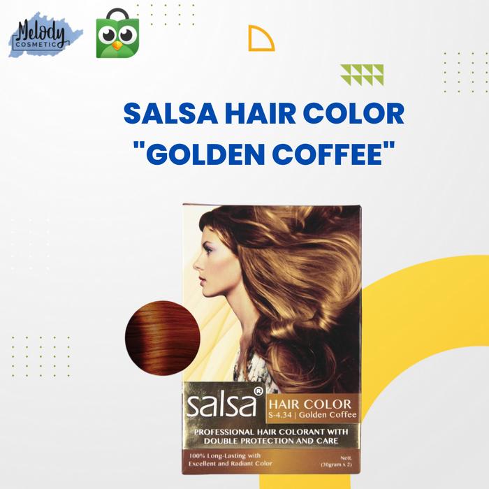 Gambar SALSA Hair Color - Cat Semir Rambut Permanen - Golden Coffee dari MELODY COSMETIC 88 undefined Tokopedia